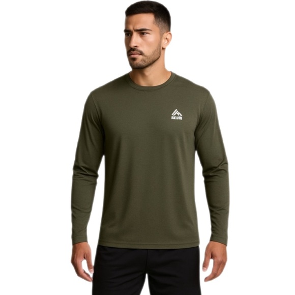 RBX Men's Long Sleeve Black Performance Shirt, L - Picture 1 of 5